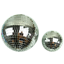 Load image into Gallery viewer, 1pcs Diameter 10/12/15/20cm Mirror Ball Reflective Decorative Ball Bar Disco Ball Wedding Glass Ball Cake Decoration gold/white