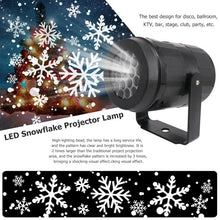 Load image into Gallery viewer, Christmas Snowflake LED Projector Lights Festival Holiday Home Party Decor Night Lamp Snow Projector Light Christmas Decoration
