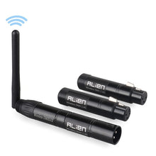 Load image into Gallery viewer, ALIEN 2.4G ISM Wireless DMX 512 Dfi Controller XLR Receiver Transmitter For Disco DJ Party Bar Stage PAR Moving Head Laser Light