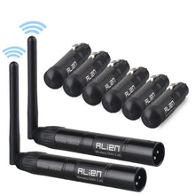 Load image into Gallery viewer, ALIEN 2.4G ISM Wireless DMX 512 Dfi Controller XLR Receiver Transmitter For Disco DJ Party Bar Stage PAR Moving Head Laser Light